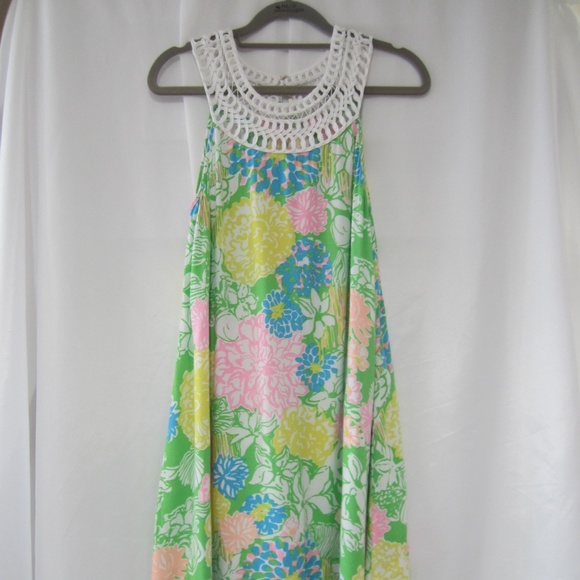 Lilly Pulitzer Dresses & Skirts - Lilly Pulitzer S Jillie Hibiscus Swing Dress